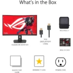 ASUS ROG Strix XG32WCMS 32in 1440P USB-C Curved HDR400 Gaming Monitor, QHD (2560x1440), 280Hz, 1ms, Fast VA, Extreme Low Motion Blur Sync, DisplayWidget, Tripod Socket, AI Gaming - Image 2
