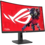 ASUS ROG Strix XG32WCS 32in 1440P USB-C Curved HDR Gaming Monitor, QHD, 180Hz, 1ms, Fast VA, Extreme Low Motion Blur Sync, FreeSync, DisplayWidget, Tripod Socket, AI Technology - Image 2