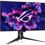 ASUS ROG Swift PG32UCDM 32in 4K OLED Gaming Monitor - UHD (3840 x 2160), QD-OLED, 240Hz, 0.03ms, G-SYNC Compatible, Custom Heatsink, Graphene film, 99% DCI-P3, True 10-bit, 90W USB-C - Image 2