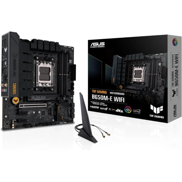 ASUS TUF Gaming B650M-E WiFi Motherboard (Socket AM5/B650/DDR5/S-ATA 6Gb/s/Micro ATX)