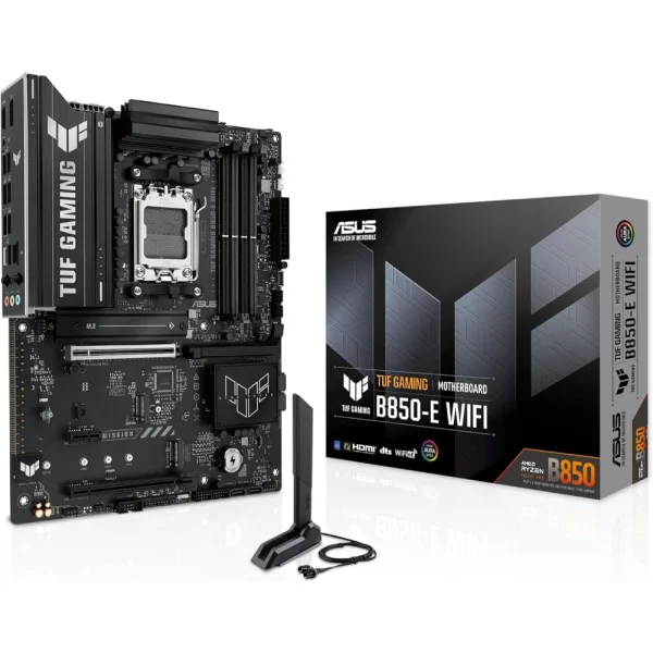 ASUS TUF GAMING B850-E WIFI DDR5 AM5 ATX Motherboard Supports AMD Ryzen 7000/8000/9000 Series Processors