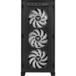 ASUS TUF Gaming GT302 ARGB ATX Mid-Tower Case, Four 140 x 28 mm ARGB Fans for High Airflow and Static Pressure, Interchangeable Side Panel, Detachable Top Panel, Hidden-Connector Motherboard Support - Image 4