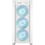 ASUS TUF Gaming GT302 ARGB ATX Mid-Tower Case, Four 140 x 28 mm ARGB Fans for High Airflow and Static Pressure, Interchangeable Side Panel, Detachable Top Panel, Hidden-Connector Motherboard Support - White - Image 2