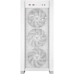 ASUS TUF Gaming GT302 ARGB ATX Mid-Tower Case, Four 140 x 28 mm ARGB Fans for High Airflow and Static Pressure, Interchangeable Side Panel, Detachable Top Panel, Hidden-Connector Motherboard Support - White - Image 3