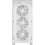 ASUS TUF Gaming GT302 ARGB ATX Mid-Tower Case, Four 140 x 28 mm ARGB Fans for High Airflow and Static Pressure, Interchangeable Side Panel, Detachable Top Panel, Hidden-Connector Motherboard Support - White - Image 4