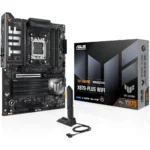 ASUS TUF Gaming X870-PLUS WiFi AM5 ATX Motherboard, 16+2+1, 80A SPS Power Stages, DDR5, PCIe 5.0 Ready, Four M.2 Slots, Wi-Fi 7, 2.5Gb LAN, HDMI, USB4 40Gbps, SATA 6 Gbps, USB 20Gbps Type-C