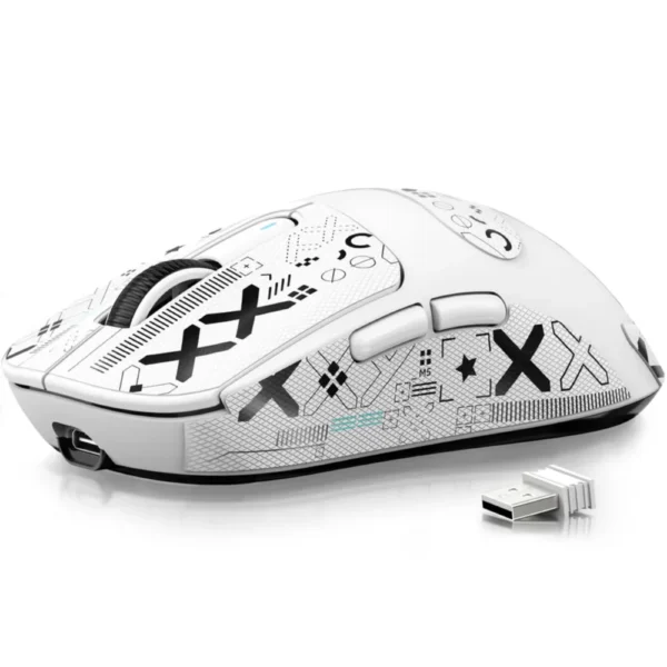 ATTACK SHARK X3 Wireless Gaming Mouse PAW3395 Superlight - White