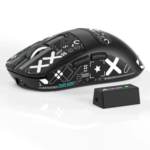 ATTACK SHARK X3PRO Three Modes 8K Gaming Mouse - Black