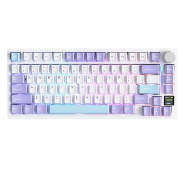 ATTACK SHARK X820Ultra Tri-mode Gasket Mechanical Keyboard - Star White
