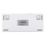 AULA F75 MAX Wireless Mechanical Keyboard, TFT Screen and Knob, 75% Gasket Hot Swappable Custom Keyboard - White Blue - LEOBOG Reaper Switch - Image 3