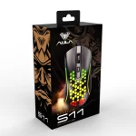 AULA S11 4 Keys Wired Gaming Mouse - Black - Image 4