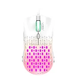 AULA S11Pro 6 Keys Wired Gaming Mouse - Pink/White