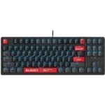 Bloody AT87 ALPHA OPTICAL Mechanical Gaming Keyboard - Red Switches - Bloody Red