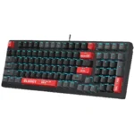 Bloody AT98 ALPHA OPTICAL Mechanical Gaming Keyboard - Red Switches - Black - Image 3