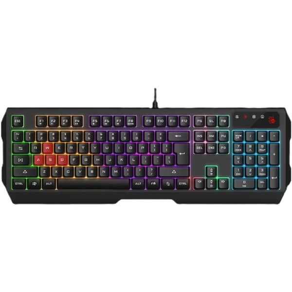 Bloody B135N NEON Membrane Gaming Keyboard - Black