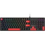 Bloody S520N Mechanical Gaming Keyboard - Red Switches - Fire Black