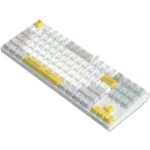 Bloody S87 Mechanical Gaming Keyboard - Red Switches - Energy White - Image 2