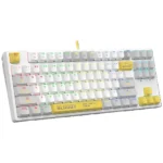 Bloody S87 Mechanical Gaming Keyboard - Red Switches - Energy White - Image 3