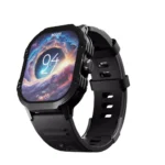 Boost Cosmic Smart Watch w/ 2 Straps, 2.01-inch AMOLED Display, Voice Assistant, Bluetooth Calling, Remote Control Photography, Distance and Sleep Tracker, Blood Pressure, SpO2, IP68, Always On Display, 2-5 Days Battery Life - Matte Black