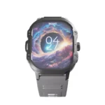 Boost Cosmic Smart Watch w/ 2 Straps, 2.01-inch AMOLED Display, Voice Assistant, Bluetooth Calling, Remote Control Photography, Distance and Sleep Tracker, Blood Pressure, SpO2, IP68, Always On Display, 2-5 Days Battery Life - Lighting Silver - Image 2