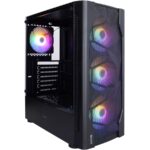 Boost Lion with 4 RGB Fan ATX Gaming Case Black