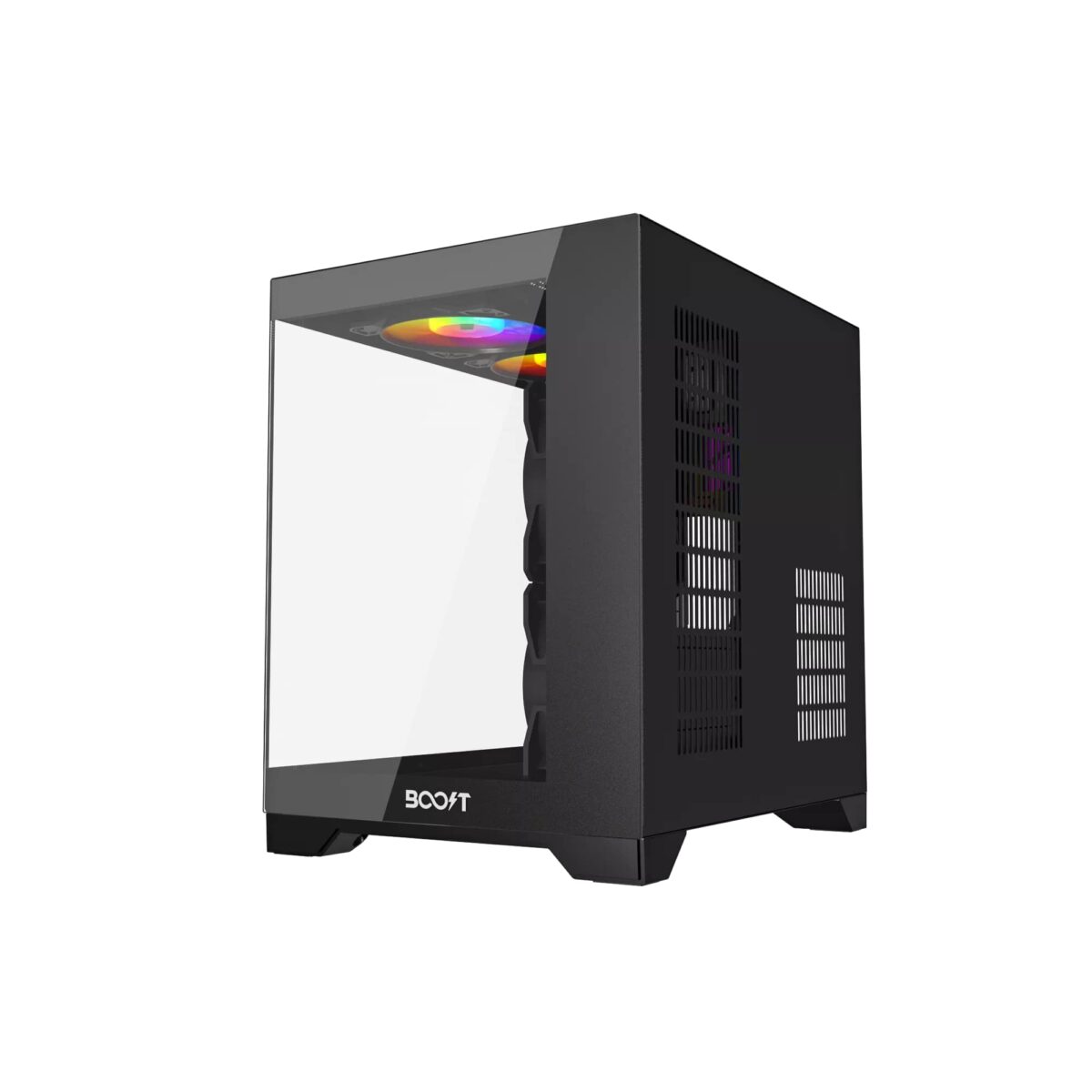 Boost Panda Tempered Glass M-ATX Gaming PC Case - Image 3