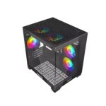 Boost Panda Tempered Glass M-ATX Gaming PC Case - Image 4