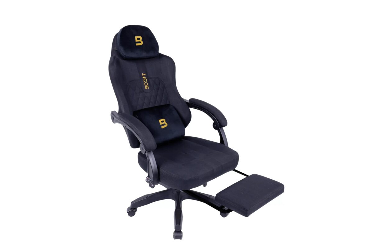 Boost Surge Pro Gaming Chair with Footrest - Black - Image 3