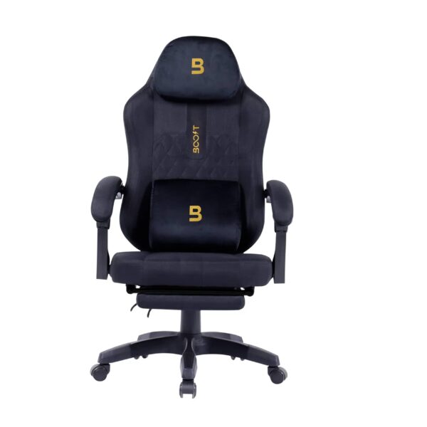 Boost Surge Pro Gaming Chair with Footrest - Black
