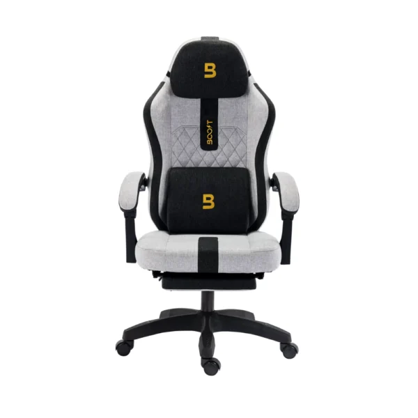 Boost Surge Pro Gaming Chair with Footrest - Black/Grey