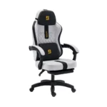 Boost Surge Pro Gaming Chair with Footrest - Black/Grey - Image 2