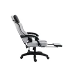 Boost Surge Pro Gaming Chair with Footrest - Black/Grey - Image 4