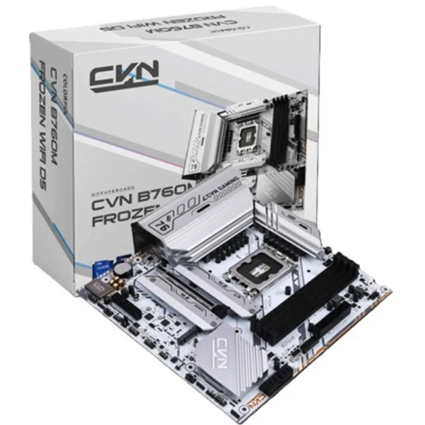 Colorful CVN B760M Frozen WiFi D5 V20 DDR5 LGA1700 microATX Motherboard