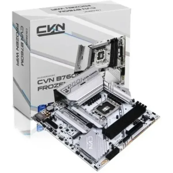 Colorful CVN B760M Frozen WiFi V20 DDR4 LGA1700 microATX Motherboard