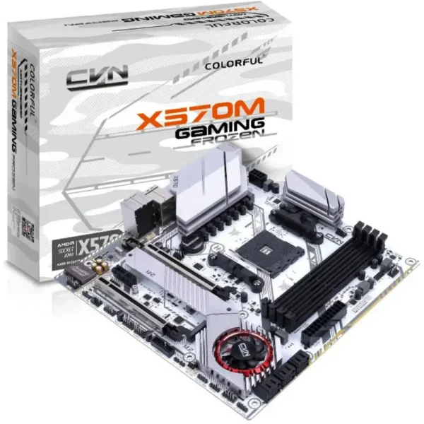 Colorful CVN X570M Gaming Frozen V14 AM4 microATX Motherboard