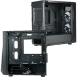 Cooler Master CMP 320 ARGB M-ATX Mini-Tower Case, Black - Image 5