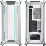 Cooler Master Cosmos C700M White E-ATX Full-Tower, Curved Tempered Glass Panel, iser Cable PCIe 4.0, Flexible Interior, Diverse Liquid Cooling Layout, Type-C, Customizable ARGB - Image 4