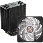 Cooler Master Hyper 212 RGB RR-212S-20PC-R2 CPU Air Cooler with SF120R PWM Fan, Gun-Metal Nickel Fins, 4 Copper Heat Pipes - For AMD Ryzen & Intel LGA1700/1200/1151 - Image 4