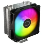 Cooler Master Hyper 212 Spectrum V3 RR-S4NA-17PA-R1 CPU Air Cooler, ARGB Sync, 120mm PWM Fan, 4 Copper Direct Contact Heat Pipes, 152mm Tall, AMD Ryzen AM5/AM4, Intel LGA1700/1200