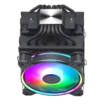 Cooler Master Hyper 622 Halo Black RR-D6BB-20PA-R1 Dual Tower CPU Air Cooler, Halo² Fan, Dual Loop ARGB, Aluminum Top Cover, 6 Heat Pipes, 154mm Tall, AMD Ryzen AM5/AM4, Intel LGA1700/1200 - Image 6