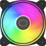 Cooler Master MasterFan MF120 Halo² Fan, Duo-Ring ARGB Gen 2 LED Rings, 120mm 2050rpm Dynamic PWM, Enlarged Fan Blades, Hybrid Frame for PC Case, Liquid and Air Cooler - Image 2