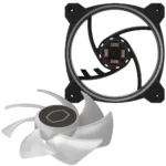 Cooler Master MasterFan MF120 Halo² MFL-B2DN-213P2-R2 3-in-1 PC Case Fan, Liquid Cooler, Air Cooler Fan, Dual Loop Gen 2 ARGB LEDs Rings, Dynamic PWM 120mm 2,050 RPM, Air Balance Blades, Hybrid Frame - Image 4