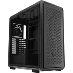 Cooler Master MasterFrame 600 EATX Mid Tower Case, Pre-installed 3x 140mm/1x 120mm Mobius Fans - Black