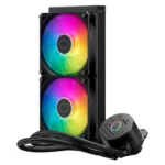 Cooler Master MasterLiquid 240L Core MLW-D24M-A18PZ-R1, 240mm Close-Loop AIO Liquid Cooler, ARGB Sync, Gen S Coldplate Pump, 120mm PWM, CryoFuze 14W/mK, AMD Ryzen AM5/AM4, Intel LGA1700/1200, Black - Image 2