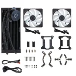 Cooler Master MasterLiquid 240L Core MLW-D24M-A18PZ-R1, 240mm Close-Loop AIO Liquid Cooler, ARGB Sync, Gen S Coldplate Pump, 120mm PWM, CryoFuze 14W/mK, AMD Ryzen AM5/AM4, Intel LGA1700/1200, Black - Image 4