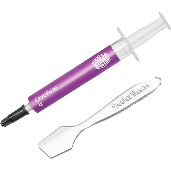 Cooler Master MGZ-NDSG-N07M-R2 CryoFuze Ultra-High Performance Thermal Paste, Nanoparticles, CPU/GPU Conductivity W/m.k= 14m, Non Corrosive, Temp -50°C up to 250°C for CPU and GPU Coolers