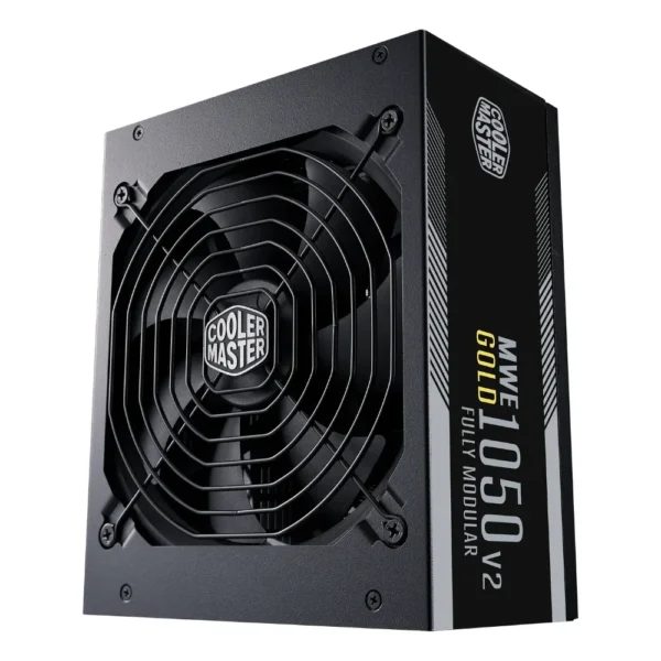 Cooler Master MWE Gold 1050 V2 MPE-A501-AFCAG-3EU ATX3.0 Fully Modular Power Supply, 1050W, 80+ Gold Efficiency, Quiet 140mm FDB Fan, 2 EPS Connectors, High Temperature Resilience