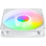 Cooler Master SickleFlow 120 V2 ARGB White Edition 3-in-1 Square Frame Fan, ARGB 3-Pin Customizable LEDs, Air Balance Curve Blade, Sealed Bearing, 120mm PWM Control for Computer Case & Liquid Radiator - Image 5