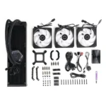 Cooler Master MasterLiquid 360 Atmos ARGB MLX-D36M-A25PZ-R1 Close-Loop AIO Liquid Cooler, Customize Pump, Sickleflow Edge PWM Fans, 360mm Radiator, CryoFuze, AMD Ryzen AM5/AM4, Intel LGA1700/1200 - Image 6