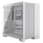 CORSAIR 6500D AIRFLOW Mid-Tower ATX Dual Chamber PC Case – Tempered Glass – White